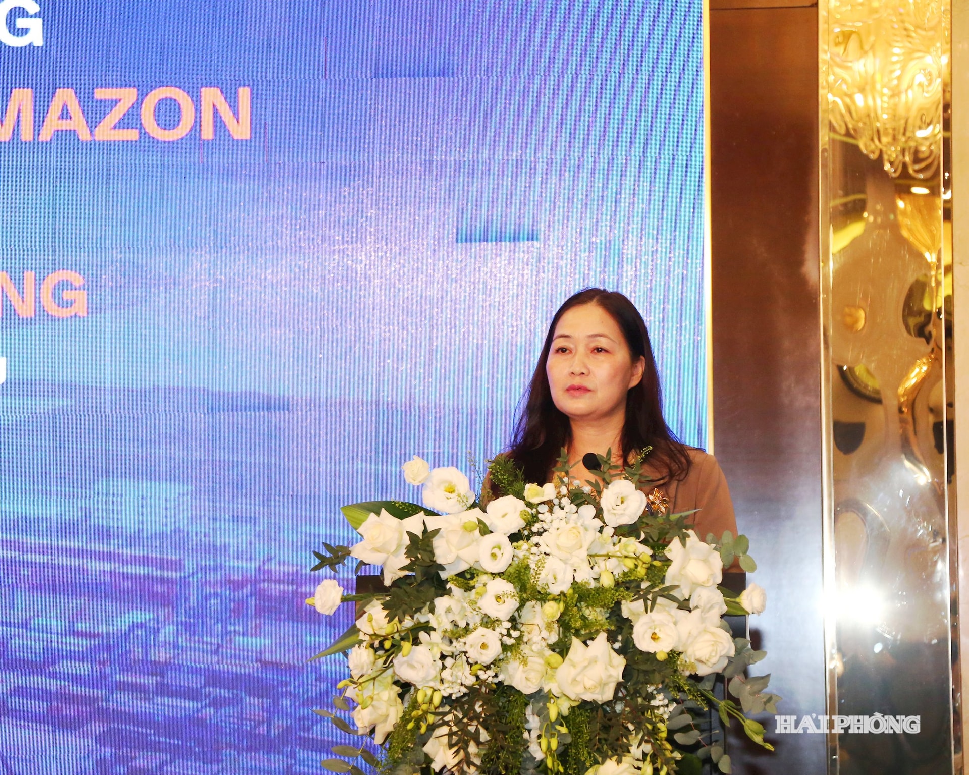 Ο επικεφαλής του Υπουργείου Βιομηχανίας και Εμπορίου μίλησε στο Επιχειρηματικό Εργαστήριο του Χάι Φονγκ με θέμα «Επιτεύγματα στις εξαγωγές με την Amazon».