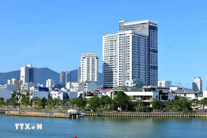 Nhiều dự án căn hộ ở Đà Nẵng được hình thành. (Ảnh: Hải Âu/TTXVN)