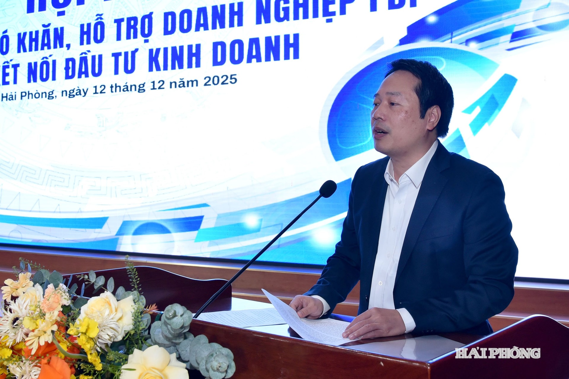 Ketua Jabatan Kewangan telah menyampaikan ucapan di persidangan tersebut.