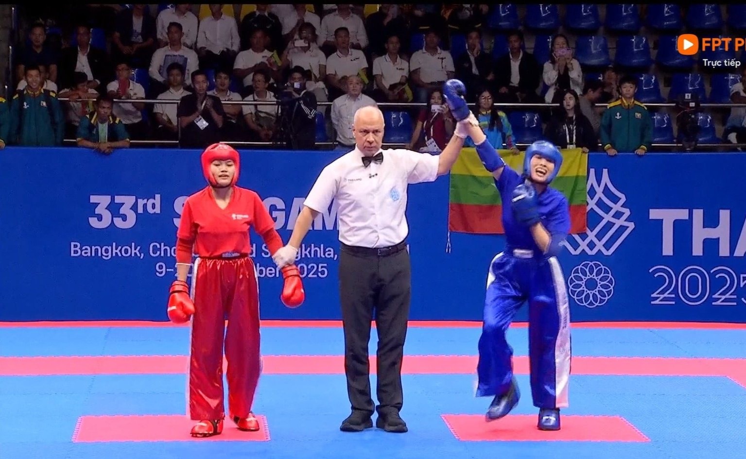 Kickboxing đem về HCV thứ 42 cho Đoàn TTVN ở SEA Games 2025 - Ảnh 1.