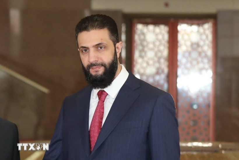 Tổng thống lâm thời Syria Ahmad al-Sharaa. (Ảnh: AA/TTXVN)