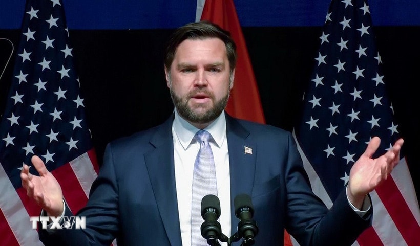 Phó Tổng thống Mỹ JD Vance. (Ảnh: ANI/TTXVN)