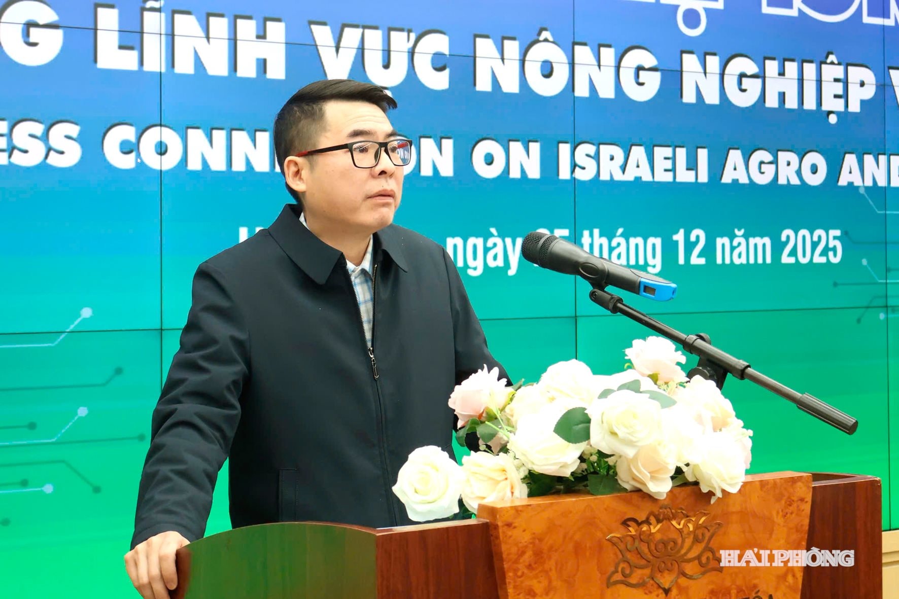 Lãnh đạo Sở Khoa học và Công nghệ phát biểu tại sự kiện.