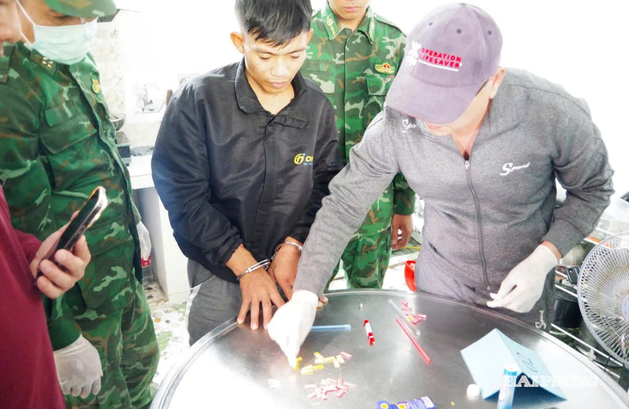 Đối tượng Vũ Văn Thái và tang vật vụ án