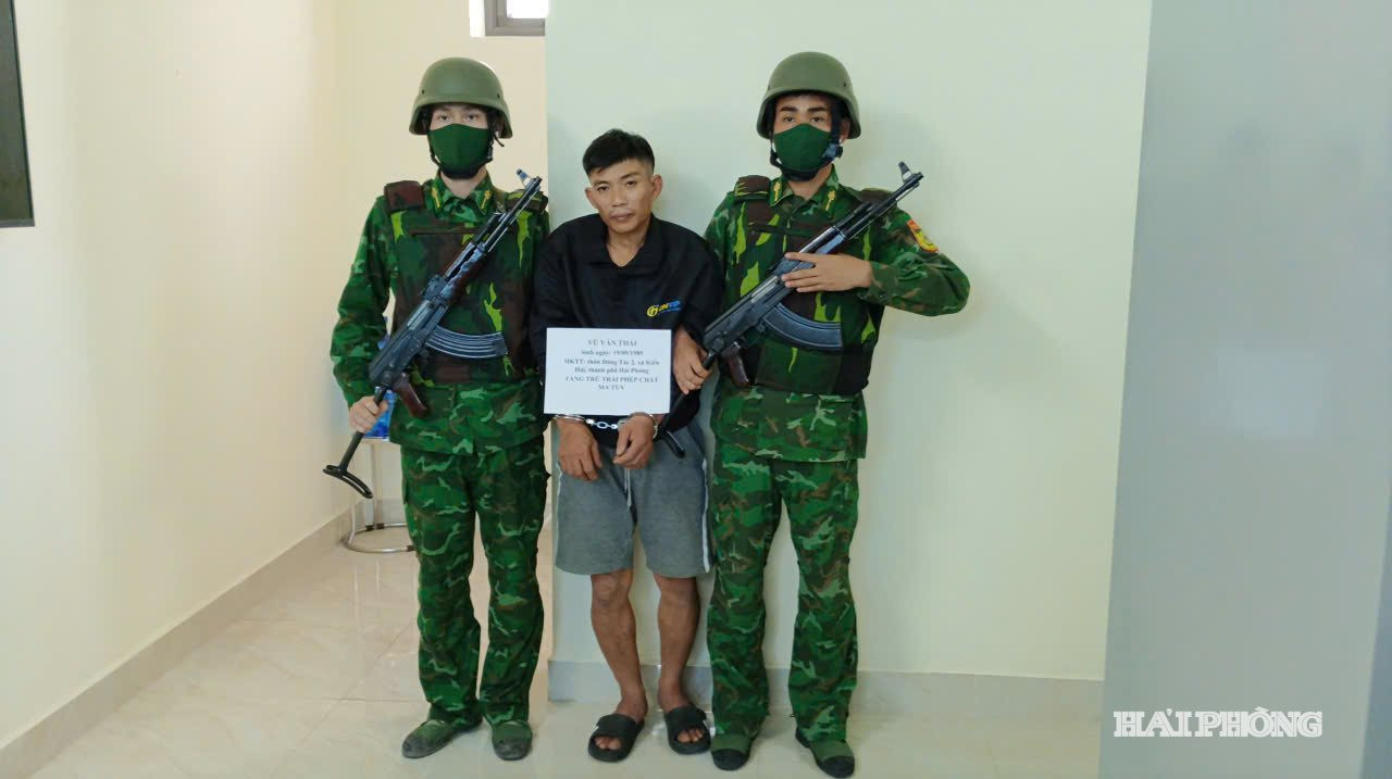 Đối tượng Vũ Văn Thái bị bắt giữ