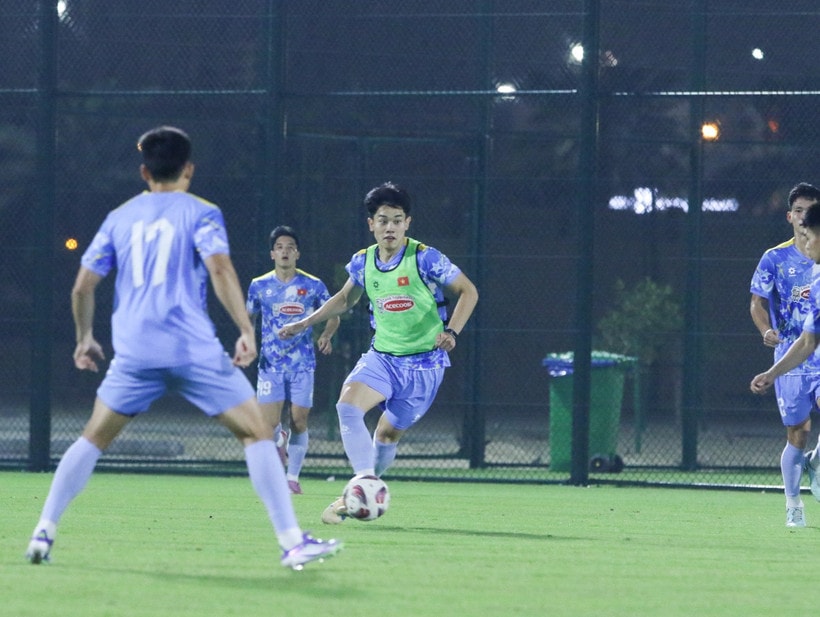 Đình Bắc và đồng đội nỗ lực chuẩn bị cho giải U23 châu Á 2026. (Nguồn: VFF)