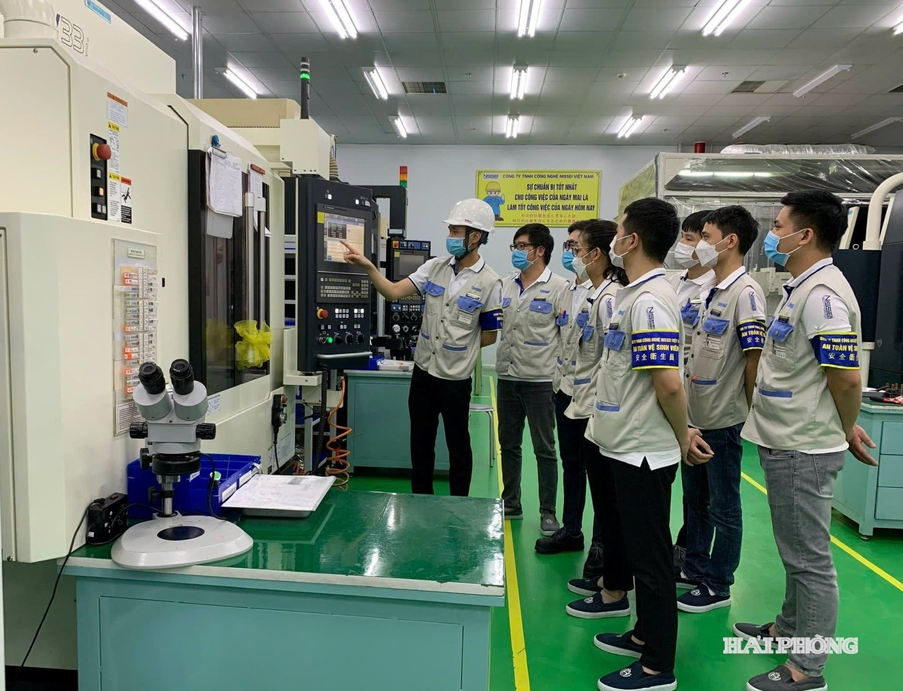 Công ty TNHH công nghệ Nissei Việt Nam đang tăng tốc hoàn thiện các đơn hàng xuất khẩu cuối cùng của năm 2025 để kịp tiến độ giao cho các đối tác.