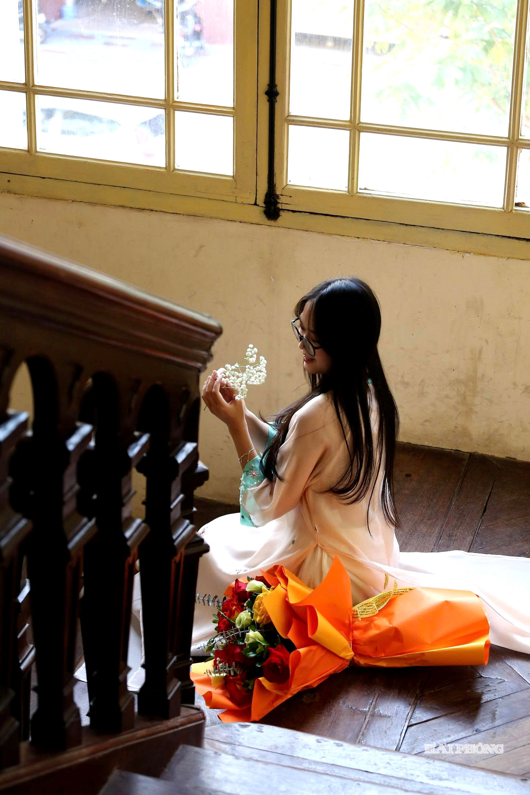 Góc nhỏ cầu thang tầng 2 của Bảo tàng góp phần không nhỏ cho việc thu hút bạn trẻ tới checking.