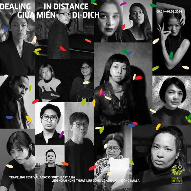 Các nghệ sỹ tham gia liên hoan. (Ảnh: BTC) dealing-in-distance-artistcomposite.png