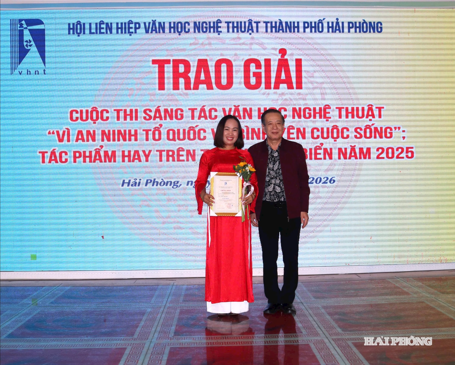 Trao giải Vì Bình yên cuộc sống