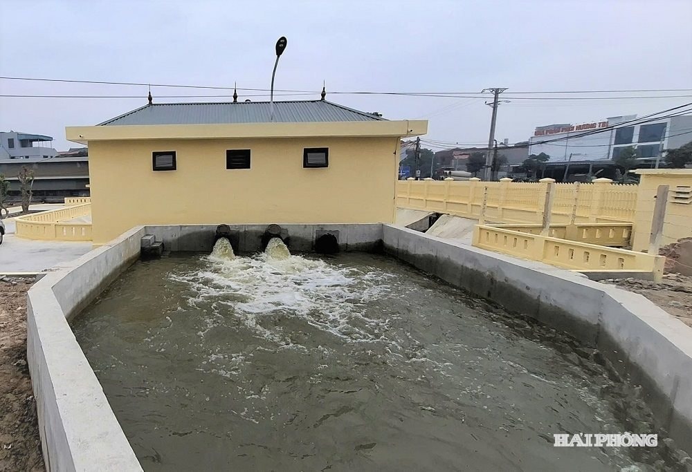 하이즈엉 관개사업 운영 1인 유한회사는 2026년 봄 벼농사를 위한 관개용으로 퉁안 A 전기 양수장을 운영합니다.