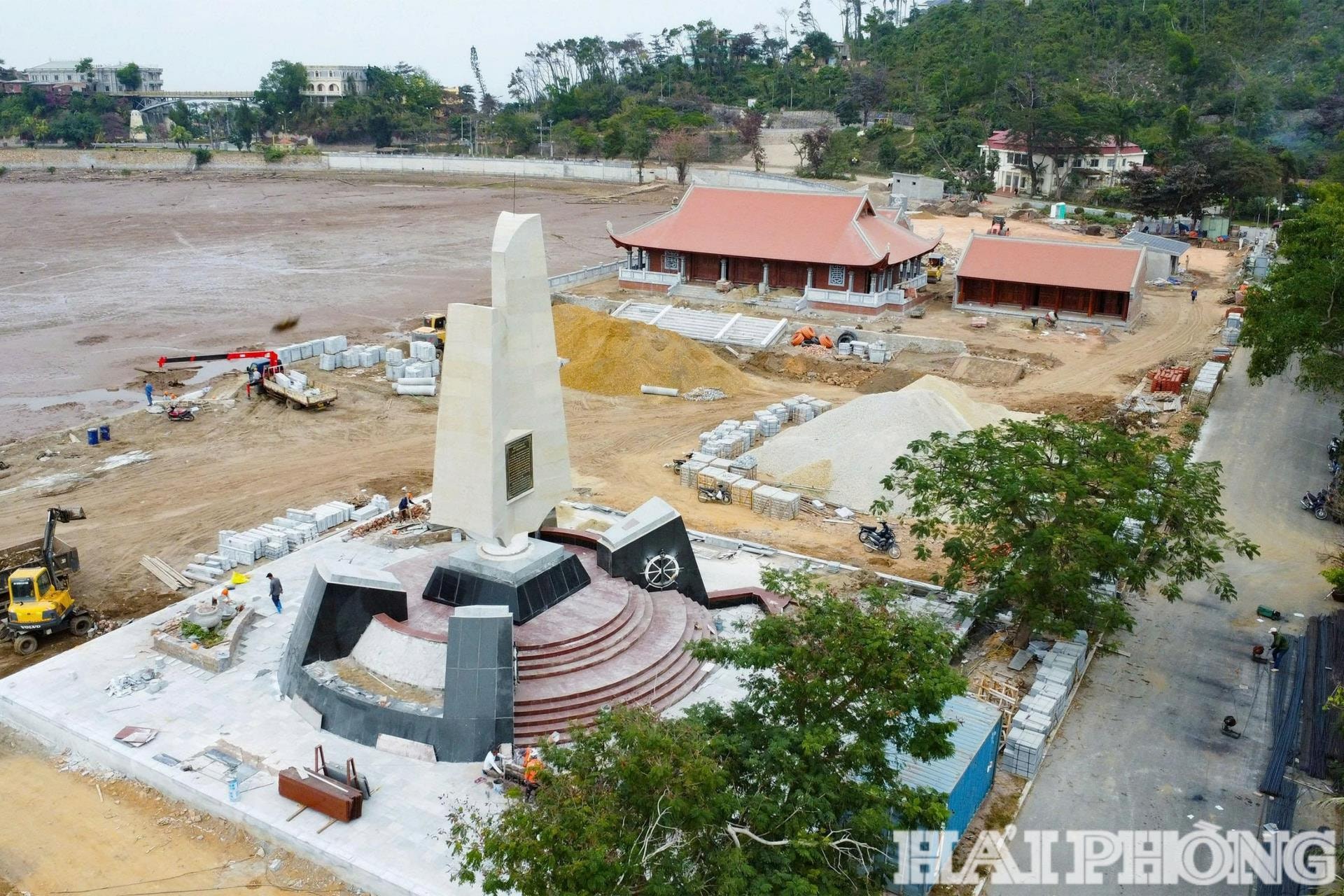 Der K15 Wharf National Special Historical Relic Complex wird mit Hochdruck fertiggestellt.