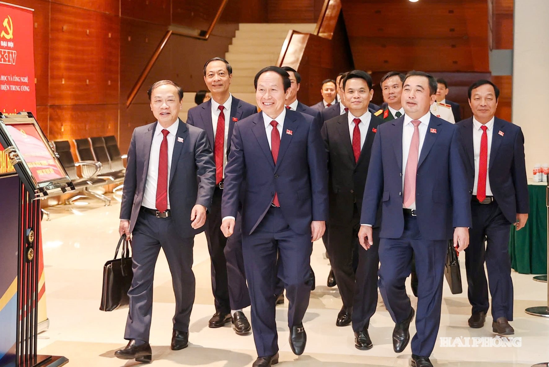 Đoàn đại biểu Hải Phòng dự Đại hội Các đại biểu Hải Phòng tham dự phiên bế mạc Đại hội XIV của Đảng