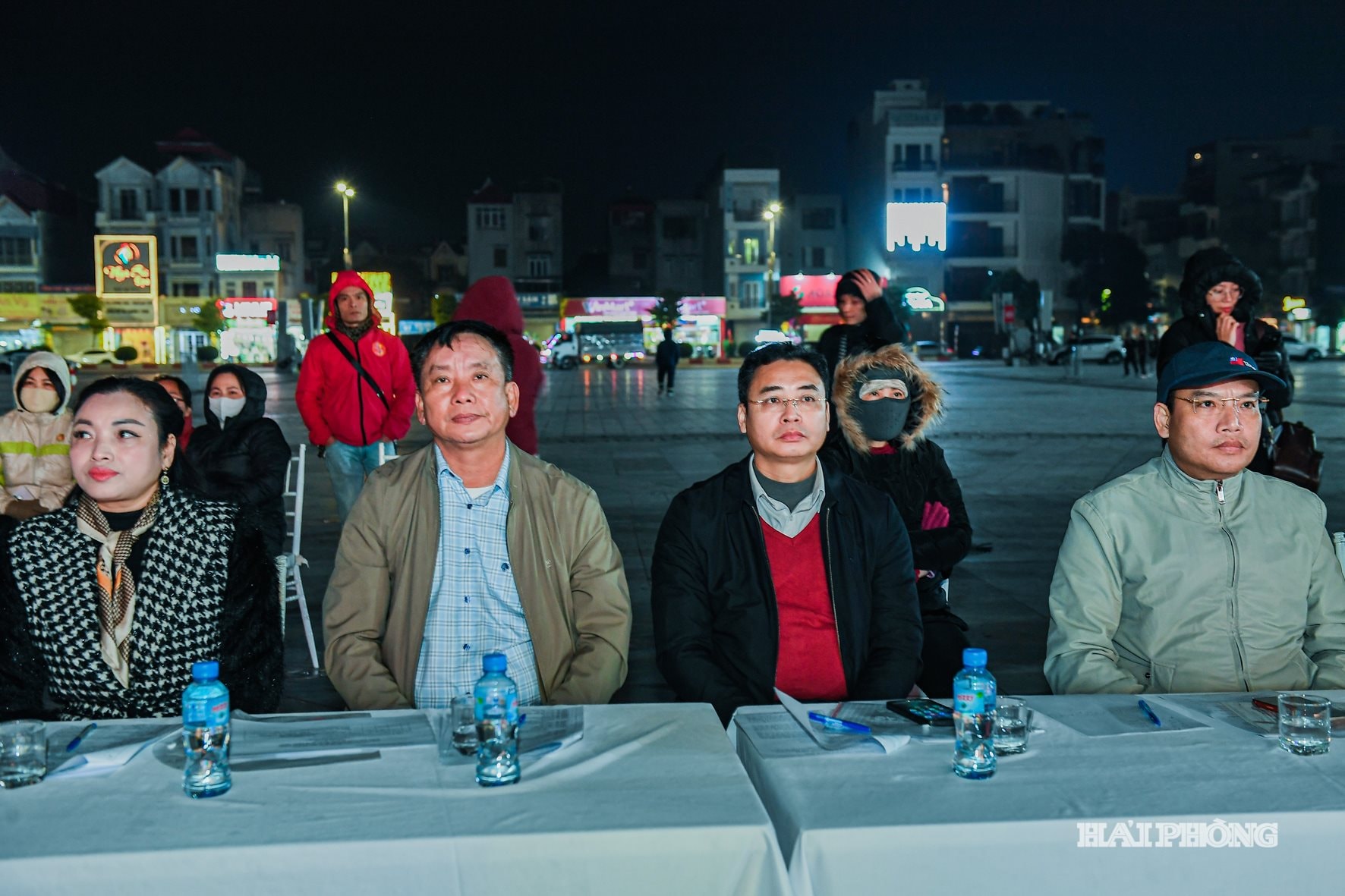 Delegates attending at the Eastern Cultural Center Square.