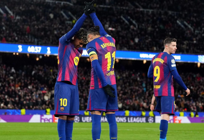Barcelona cũng thắng tưng bừng ở lượt trận 'sinh tử.' (Nguồn: Getty Images) barcelona-2901.jpg