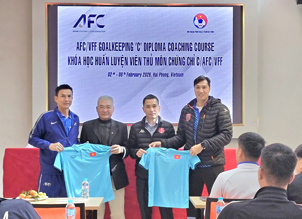 VFF tổ chức khoá học HLV thủ môn chứng chỉ “C” AFC/VFF - ảnh 1