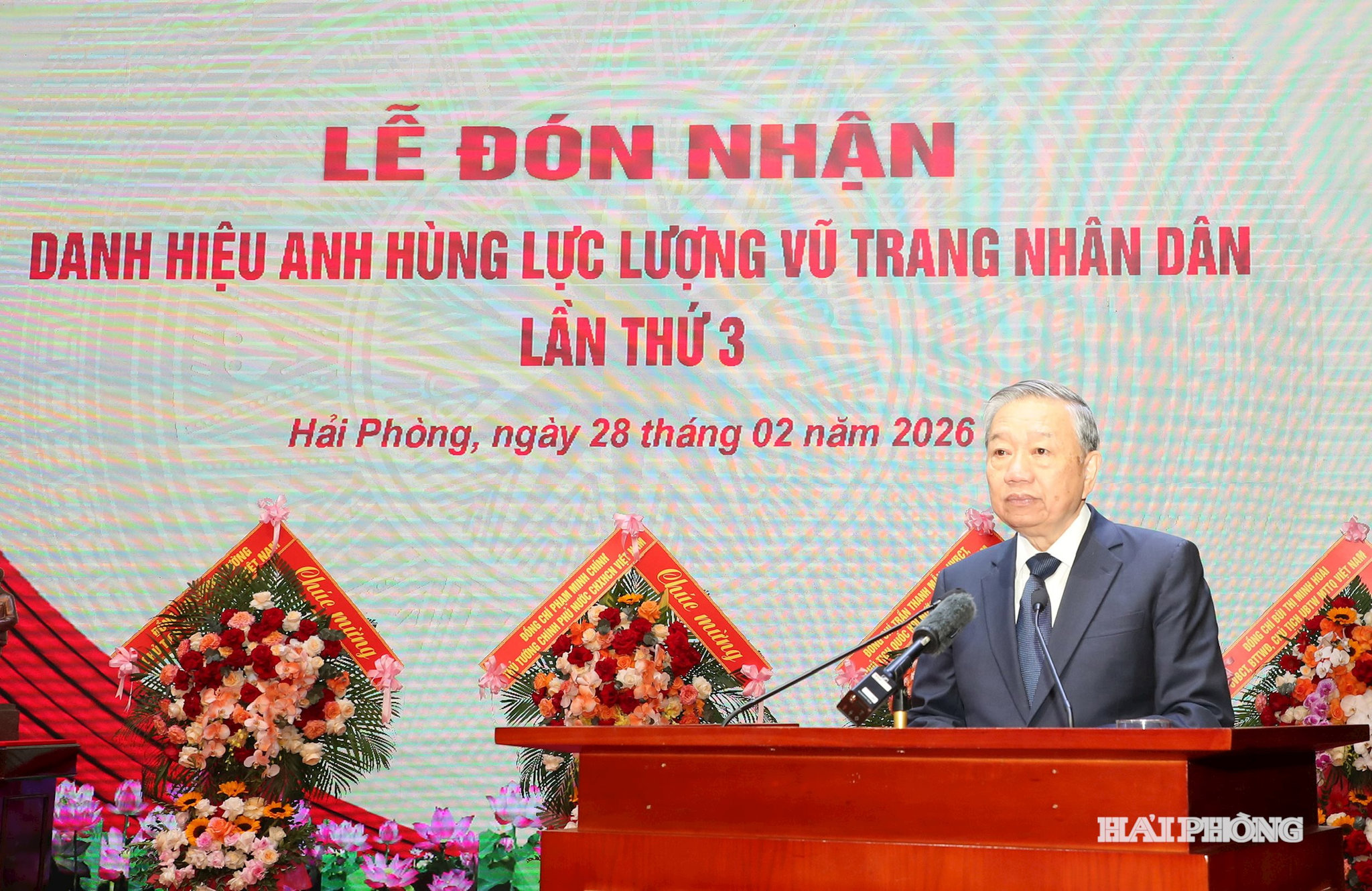 Tổng Bí thư Tô Lâm phát biểu chỉ đạo tại buổi Lễ