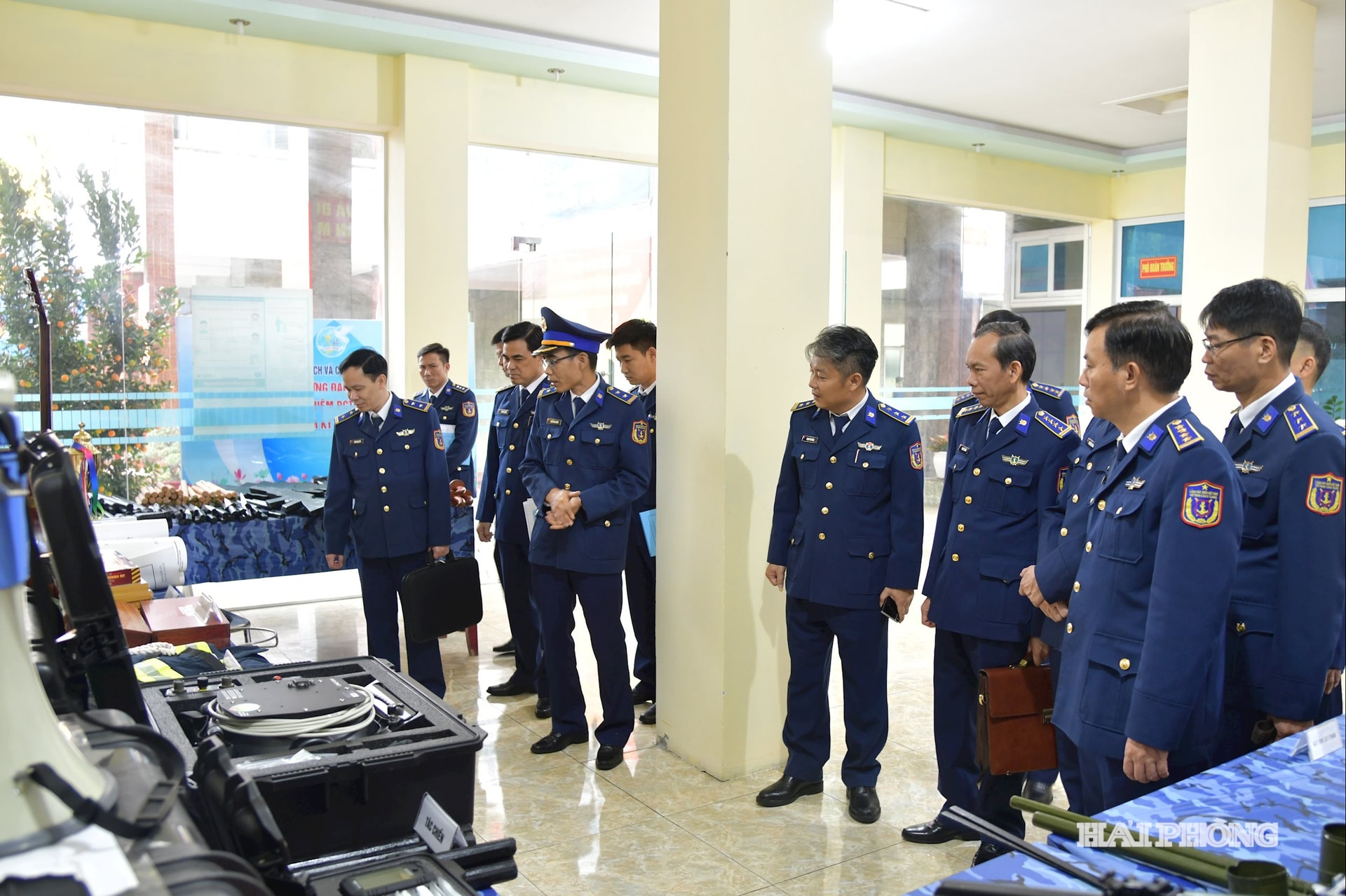 Đoàn công tác kiểm tra công tác chuẩn bị mô hình học cục chuẩn bị huấn luyện tại Đoàn Đặc nhiệm PCTP ma túy số 1