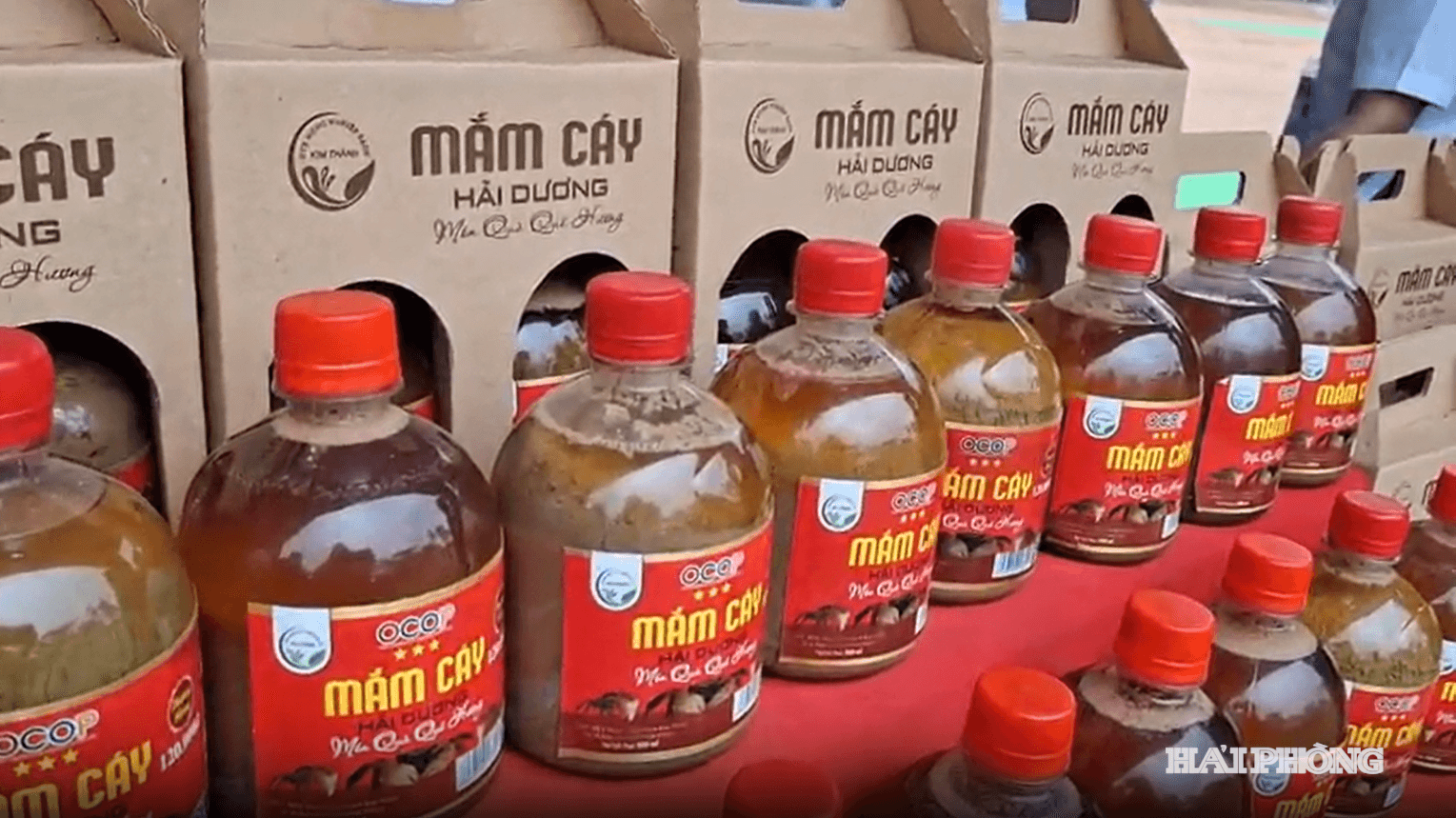 Sản phẩm Mắm cáy Hải Dương của HTX nông sản sạch
