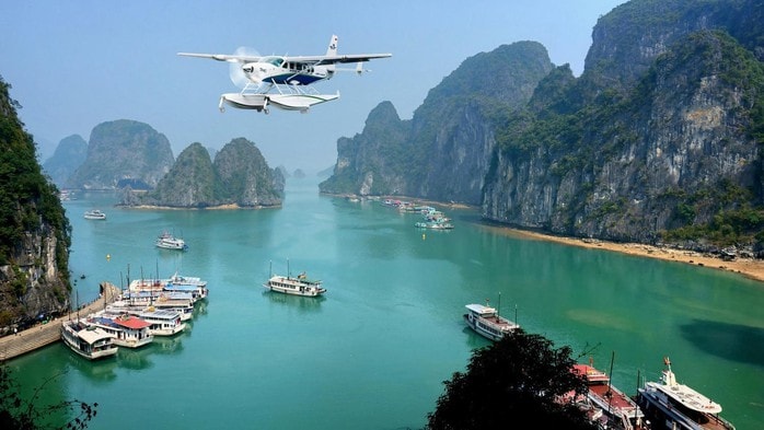 Dừng vĩnh viễn dịch vụ bay thủy phi cơ ngắm vịnh Hạ Long - Ảnh 1.