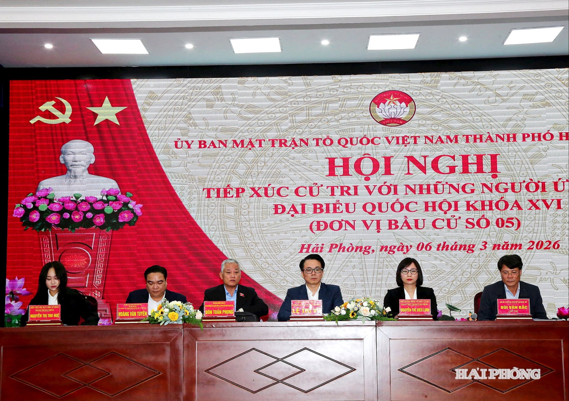 Các ứng cử viên Đại biểu Quốc hội khóa XVI đơn vị bầu cử số 05