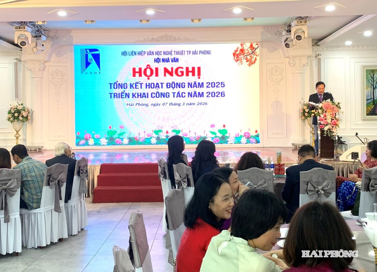 Hội Nhà văn Hải Phòng tổng kết hoạt động năm 2025, triển khai nhiệm vụ năm 2026