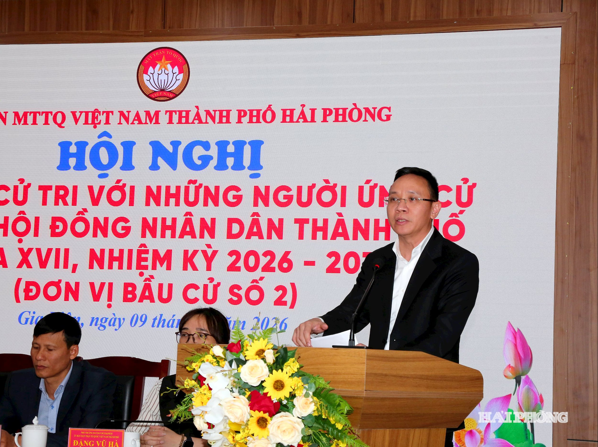 Đồng chí Đào Trọng Đức, Ủy viên BTV, Phó chủ tịch thường trực HĐND thành phố phát biểu chương trình hành động