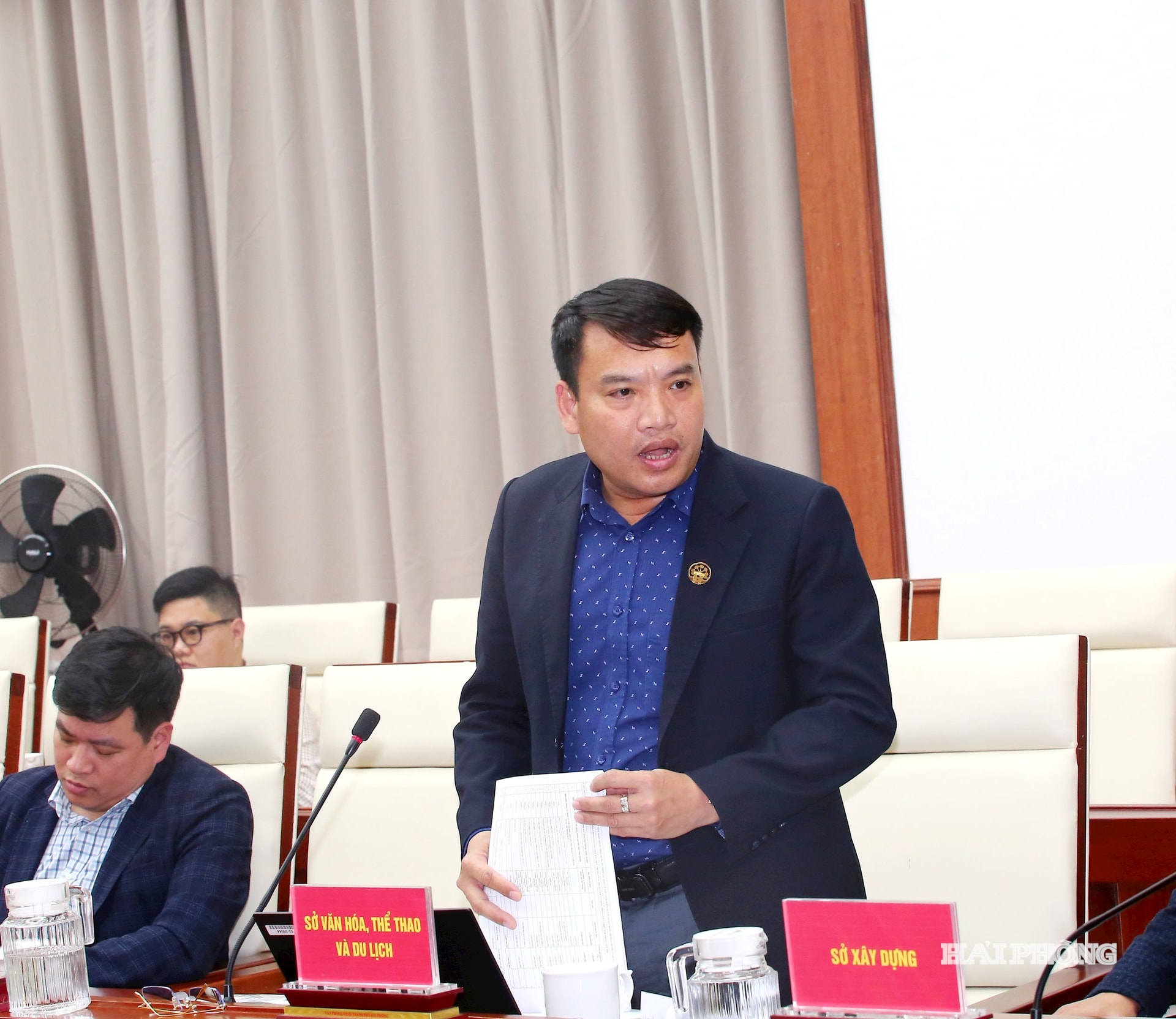 Đại diện Sở Văn hóa Thể thao và Du lịch phát biểu