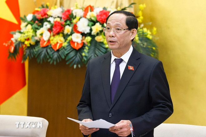 Phó Chủ tịch Quốc hội Trần Quang Phương phát biểu. (Ảnh: Doãn Tấn/TTXVN) ttxvn-tran-quang-phuong.jpg