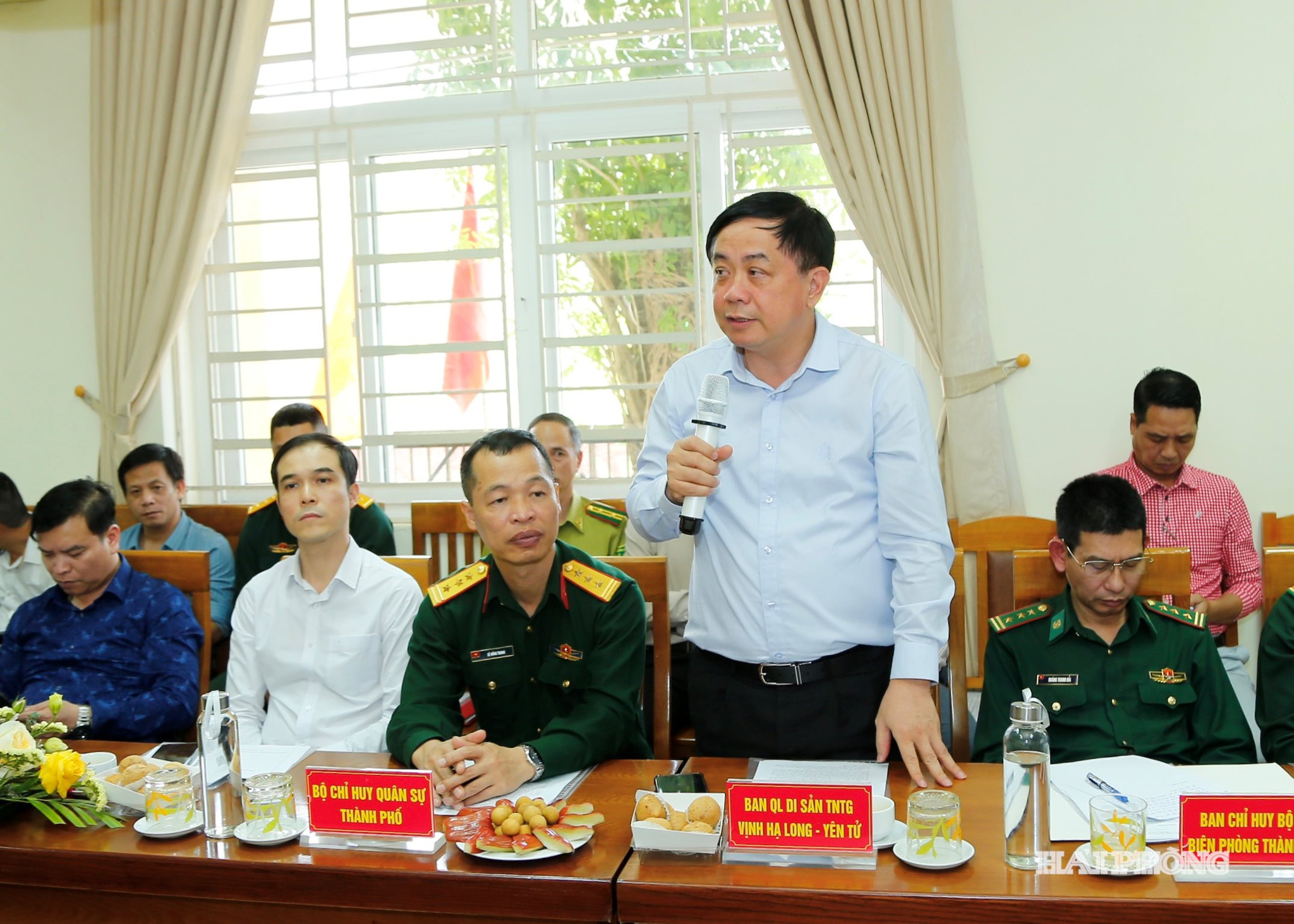 Lãnh đạo Ban quản lý Di sản thiên nhiên Thế giới Vịnh Hạ Long-Yên Tử.