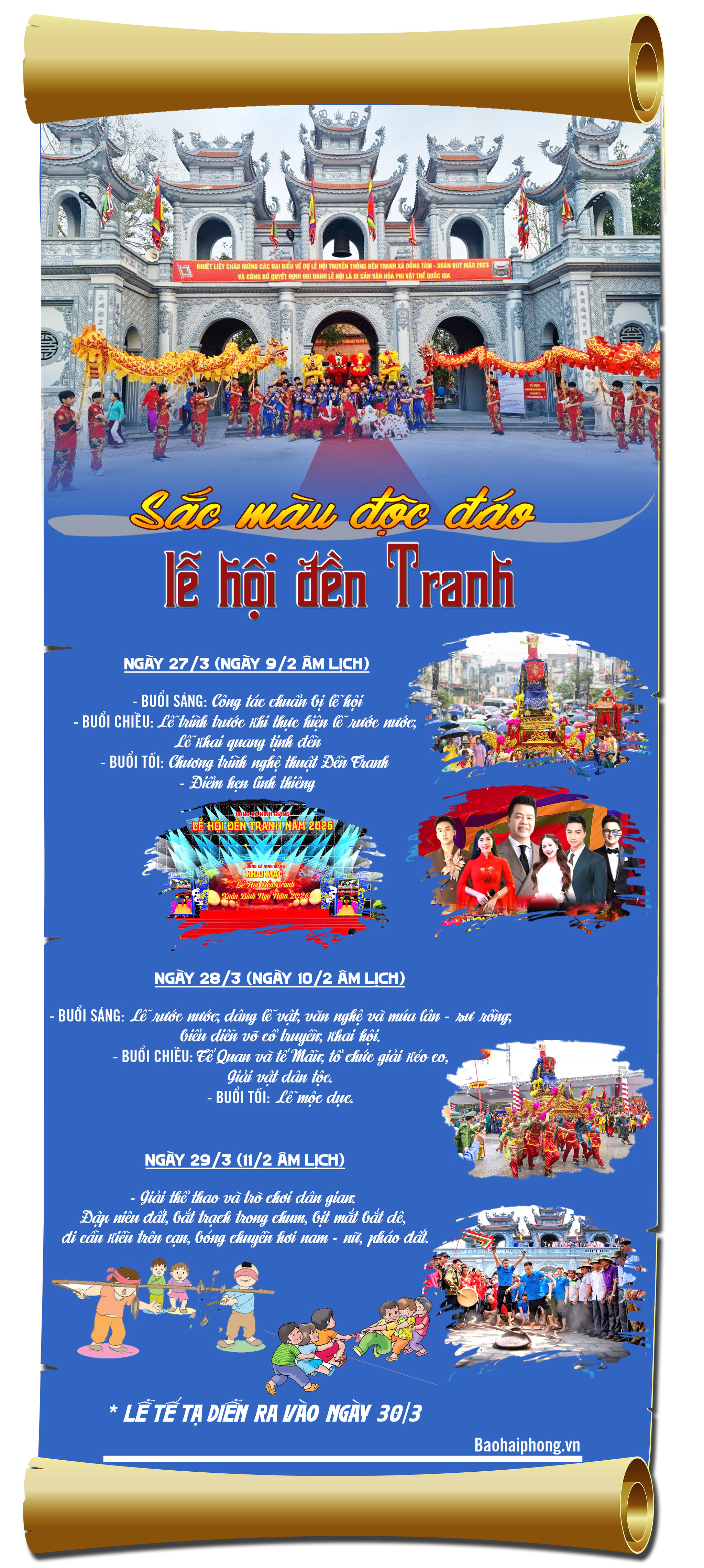 le hoi den tranh 2026