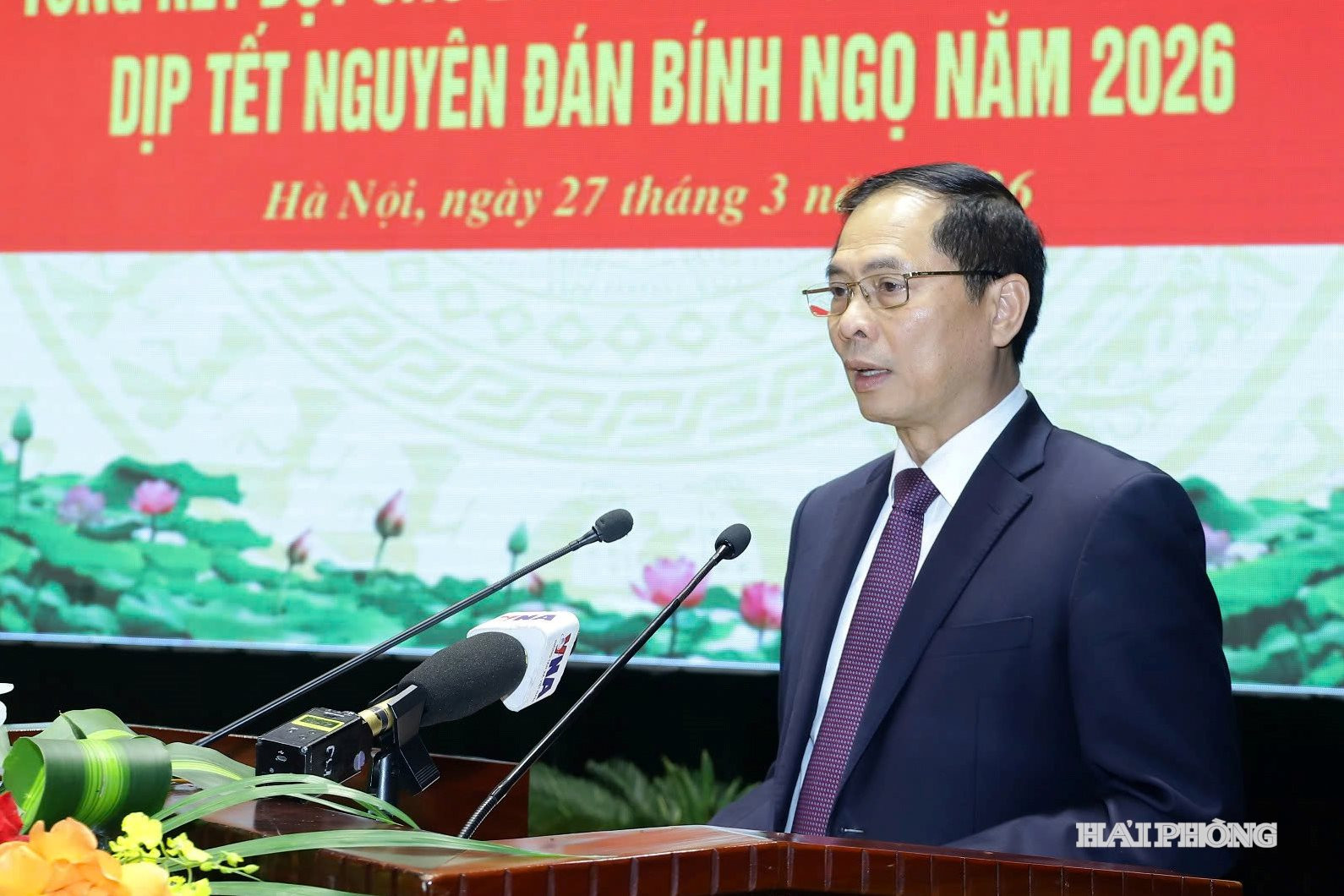 Đồng chí Bùi Thanh Sơn, Uỷ viên Trung ương Đảng, Phó Thủ tướng Chính phủ phát biểu chỉ đạo tại hội nghị.