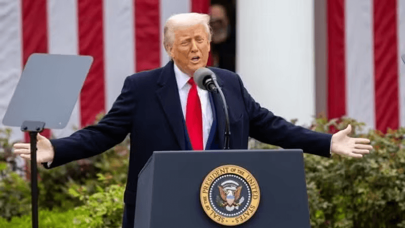 Tổng thống Donald Trump thừa nhận đang cân nhắc phương án rút Mỹ khỏi NATO. Ảnh: A