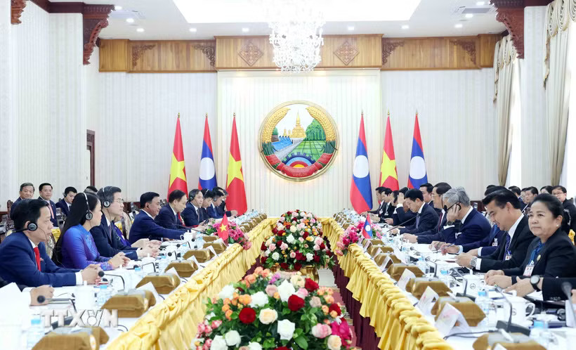 Toàn cảnh cuộc hội kiến. (Ảnh: Phương Hoa/TTXVN)