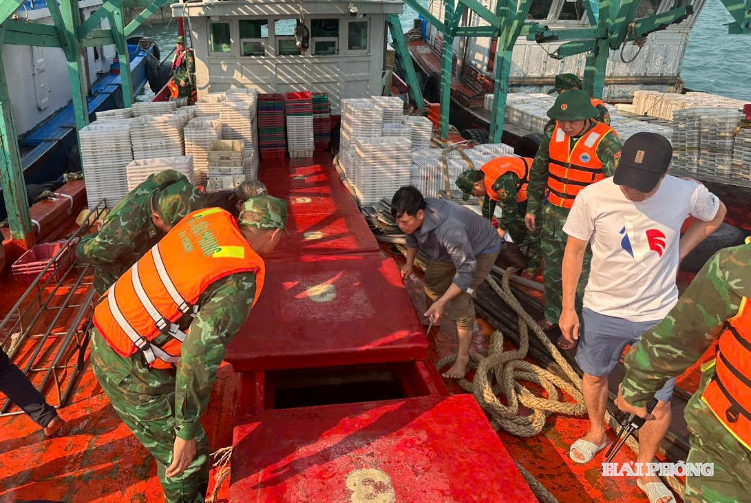 Lực lượng chức năng kiểm tra phương tiện