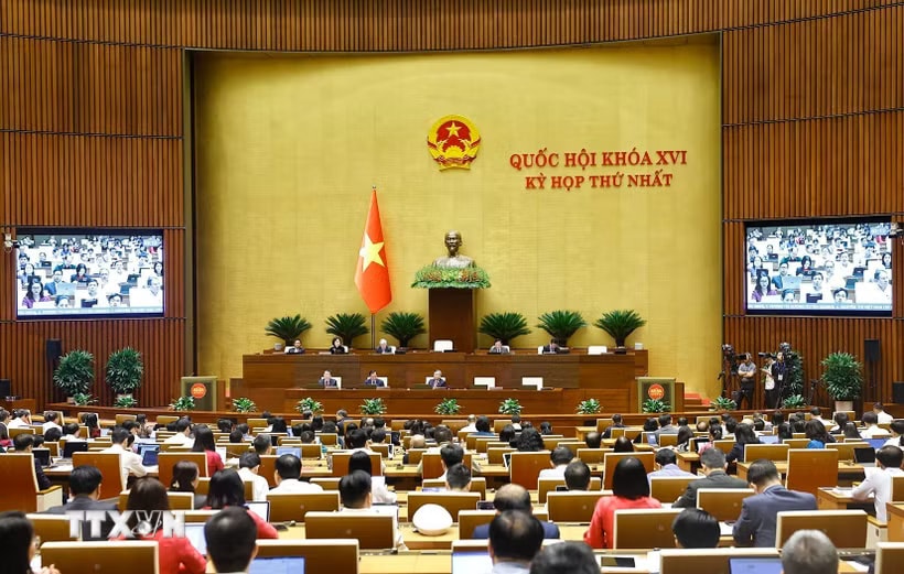 Kỳ họp thứ nhất, Quốc hội khóa XVI. (Nguồn ảnh: TTXVN)