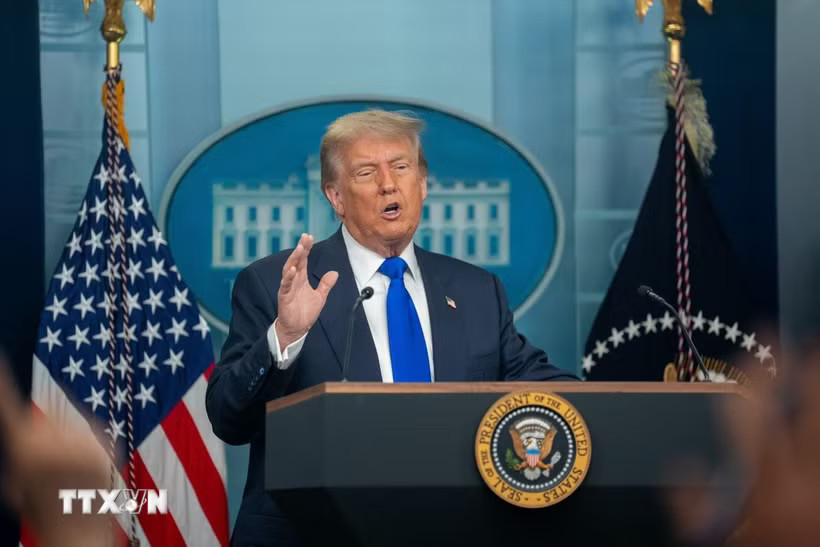 Tổng thống Mỹ Donald Trump. (Ảnh: THX/TTXVN)