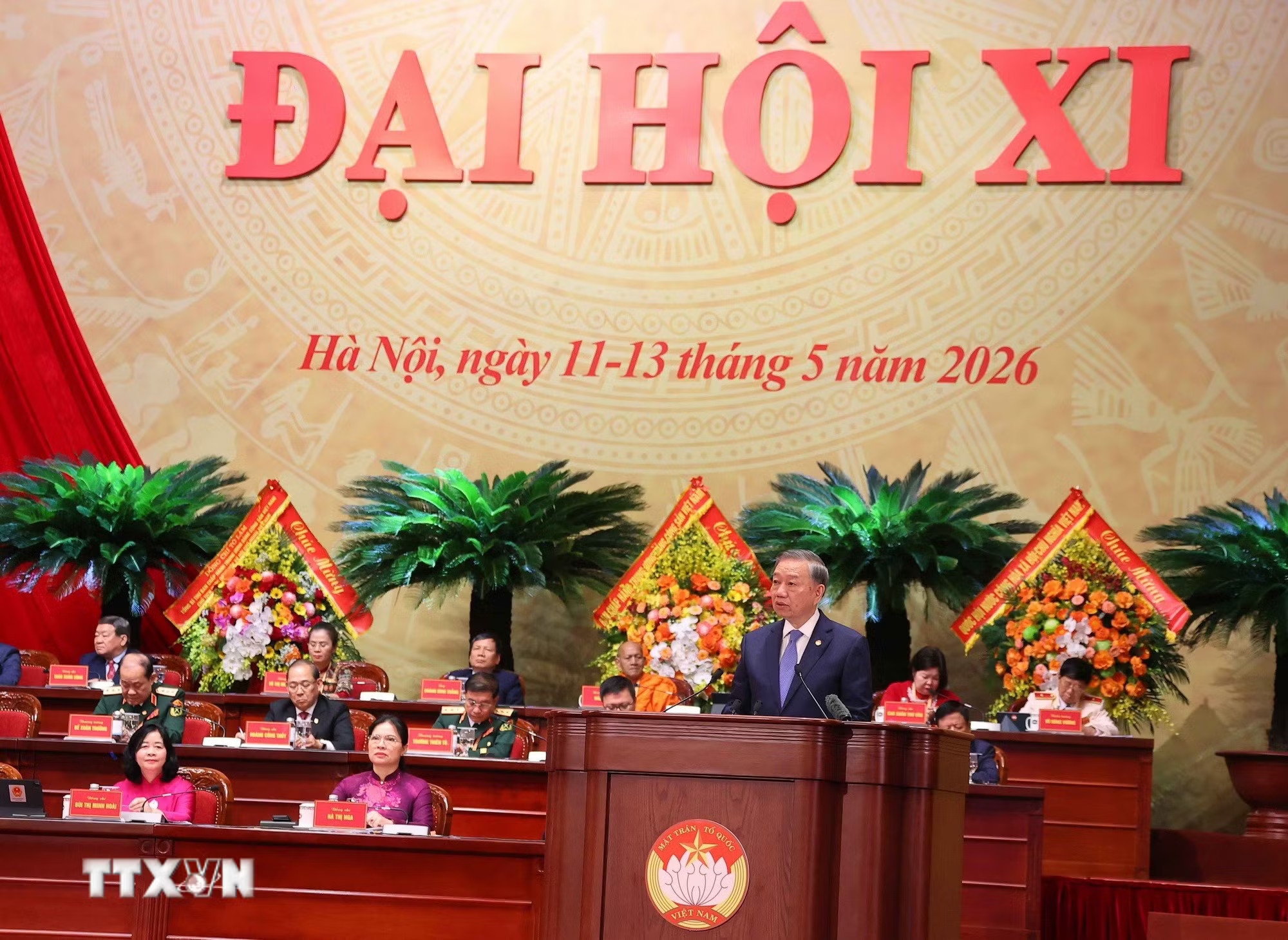 Tổng Bí thư, Chủ tịch nước Tô Lâm phát biểu chỉ đạo Đại hội. (Ảnh: Văn Điệp/TTXVN) ttxvn-khai-mac-trong-the-dai-hoi-dai-bieu-mat-tran-to-quoc-32.jpg