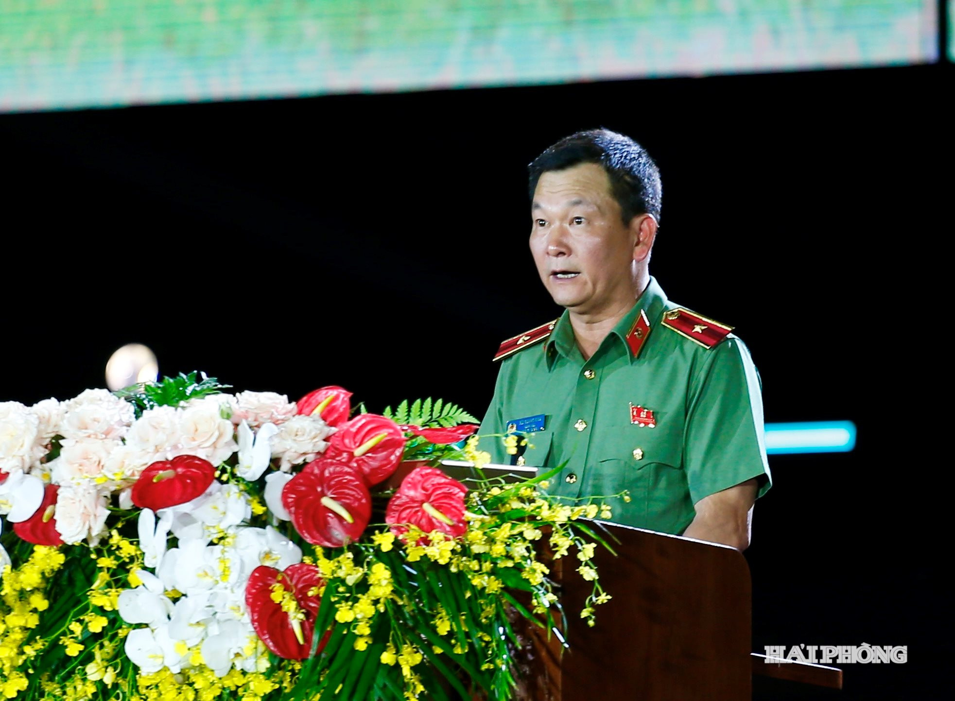 Thiếu tướng Bùi Quang Bình, Giám đốc Công an thành phố phát động hưởng ứng cuộc thi 