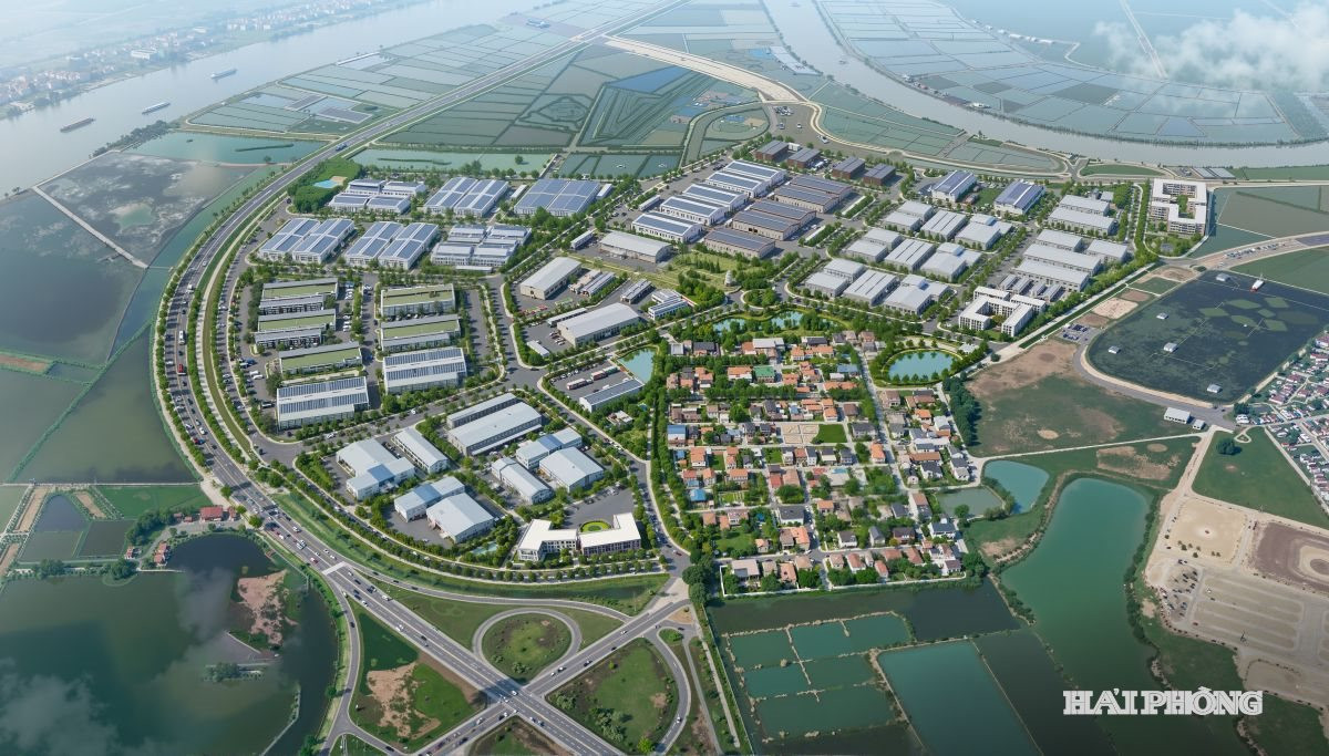 Phối cảnh dự án Khu công nghiệp Nam Tràng Cát tại phường Hải An, Thành phố Hải Phòng (1)