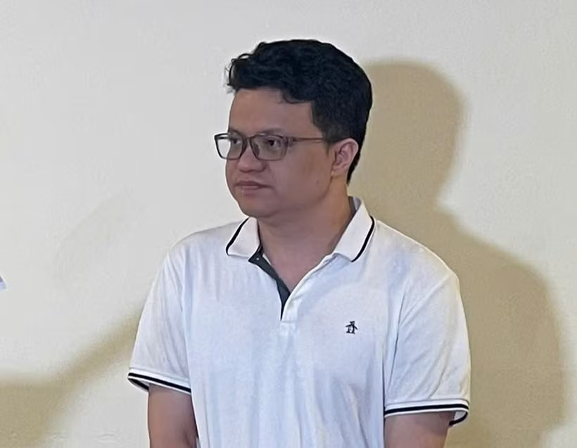 Bị can Nguyễn Hải Bình, Tổng giám đốc Công ty BH Media. (Ảnh: BCA)