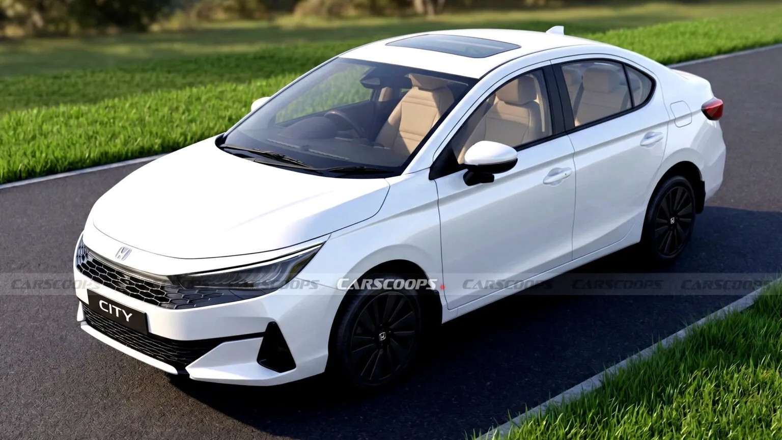 Honda City phiên bản nâng cấp mới lộ diện hình ảnh thực tế. (Ảnh: Carscoops)