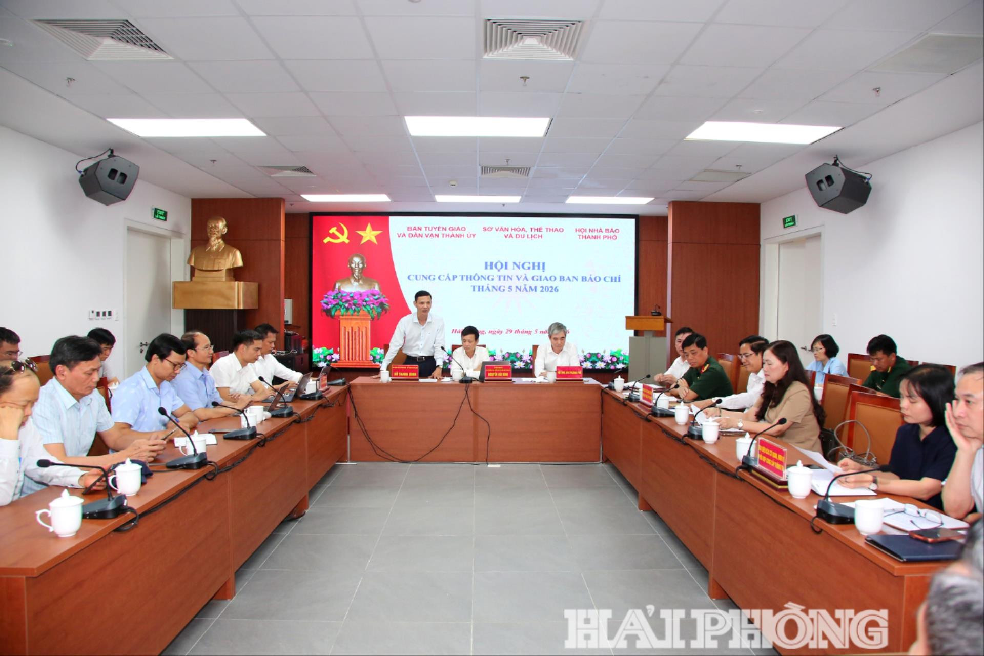 Hội nghị cung cấp thông tin và Giao ban Báo chí tháng 5-2026