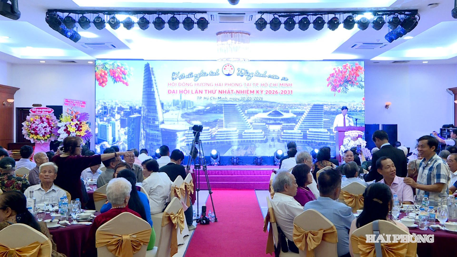 Quang cảnh Đại hội Hội đồng hương Hải Phòng tại thành phố Hồ Chí MInh.