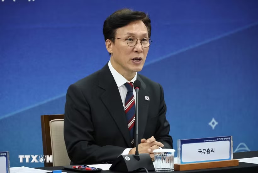 Thủ tướng Hàn Quốc Kim Min Seok. (Nguồn: Yonhap/TTXVN)