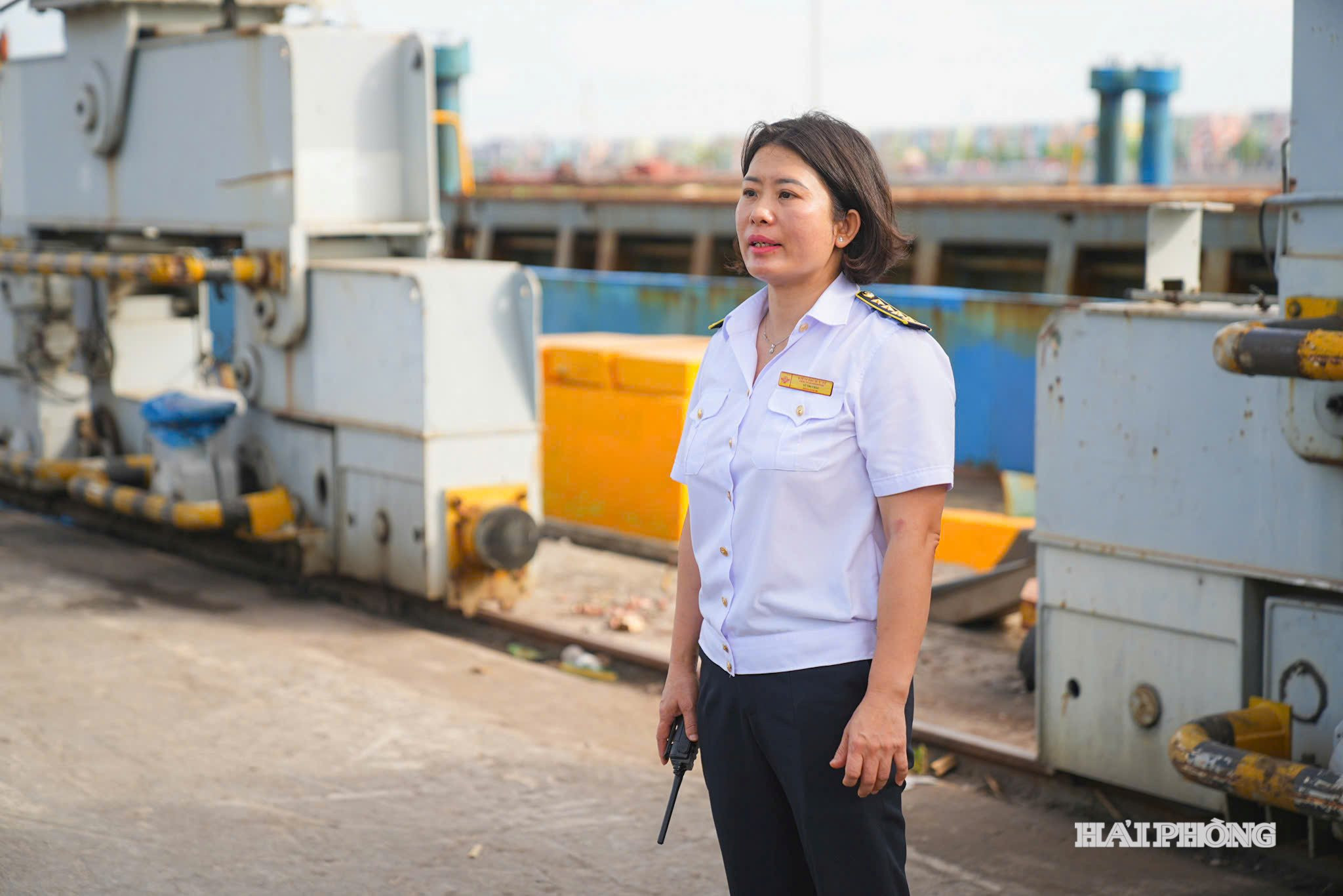 TS. Vũ Thị Châu, Chủ tịch Hội đồng quản lý, Giám đốc Trung tâm Kiểm dịch y tế quốc tế chỉ huy diễn tập.