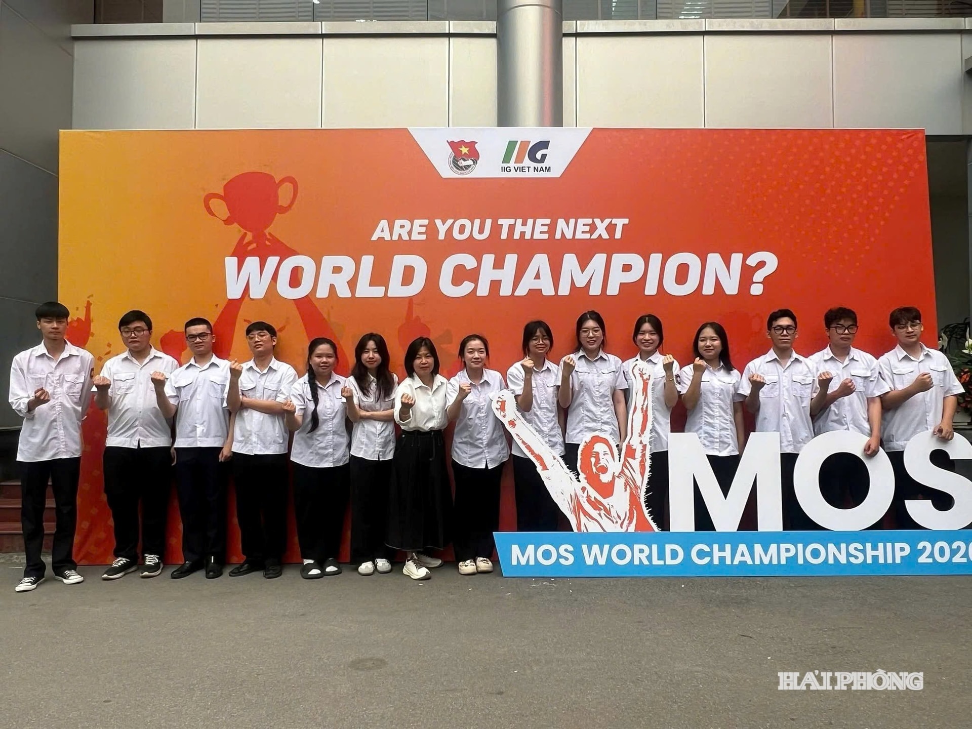 Đội tuyển dự thi của Trường Đại học Hàng hải Việt Nam.