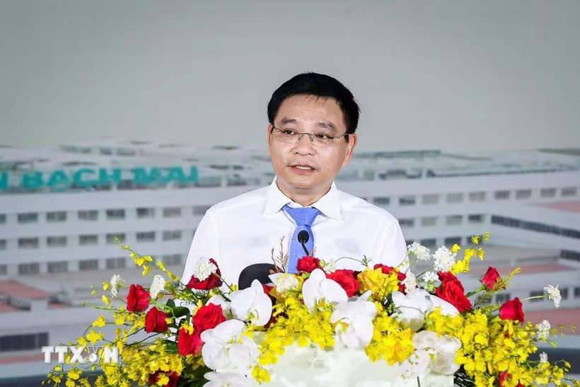 Phó Thủ tướng Chính Phủ Nguyễn Văn Thắng phát biểu tại buổi lễ. (Ảnh: Đại Nghĩa/TTXVN)