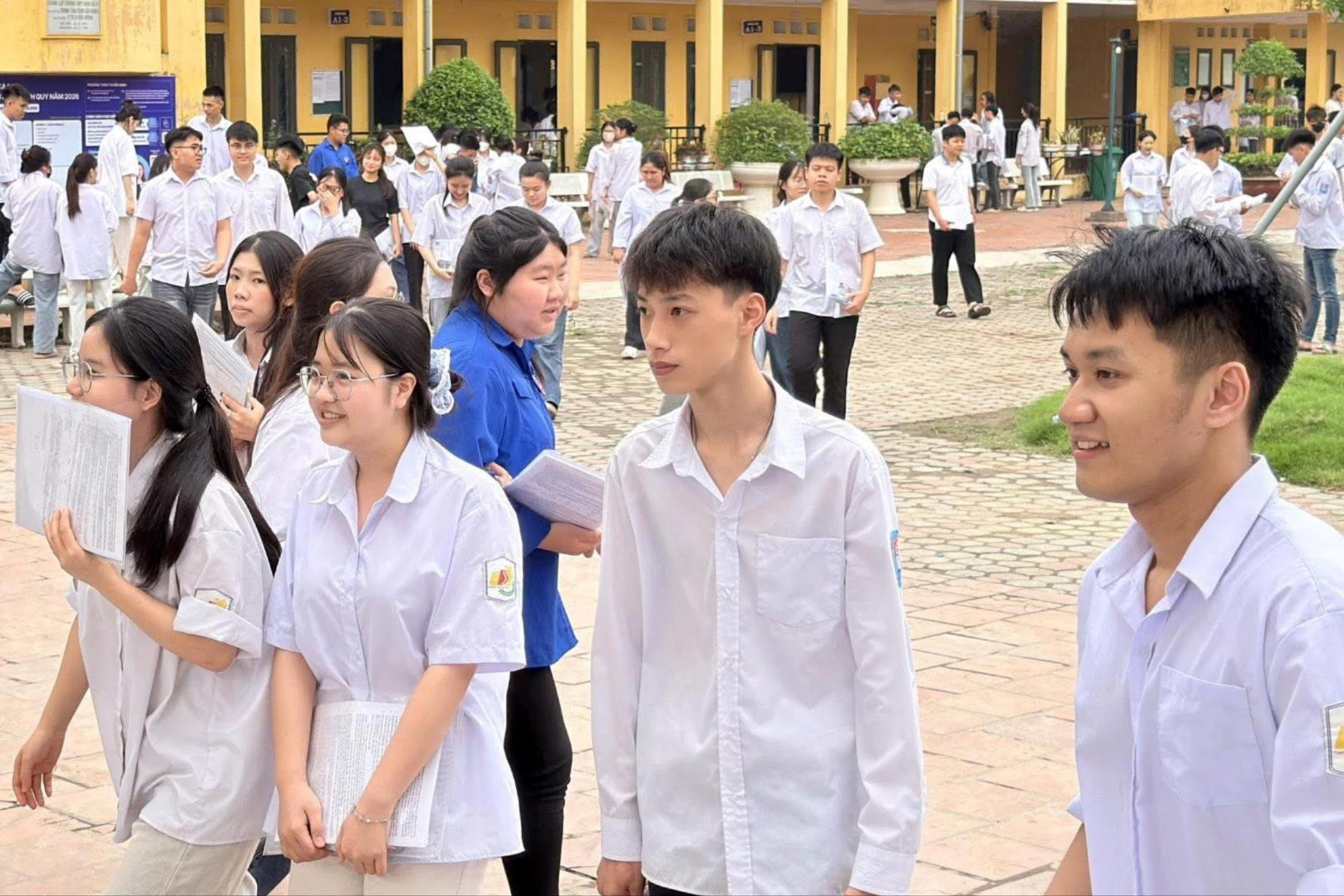 Thí sinh tham dự kỳ thi tốt nghiệp THPT năm 2026 tại Hải Phòng.