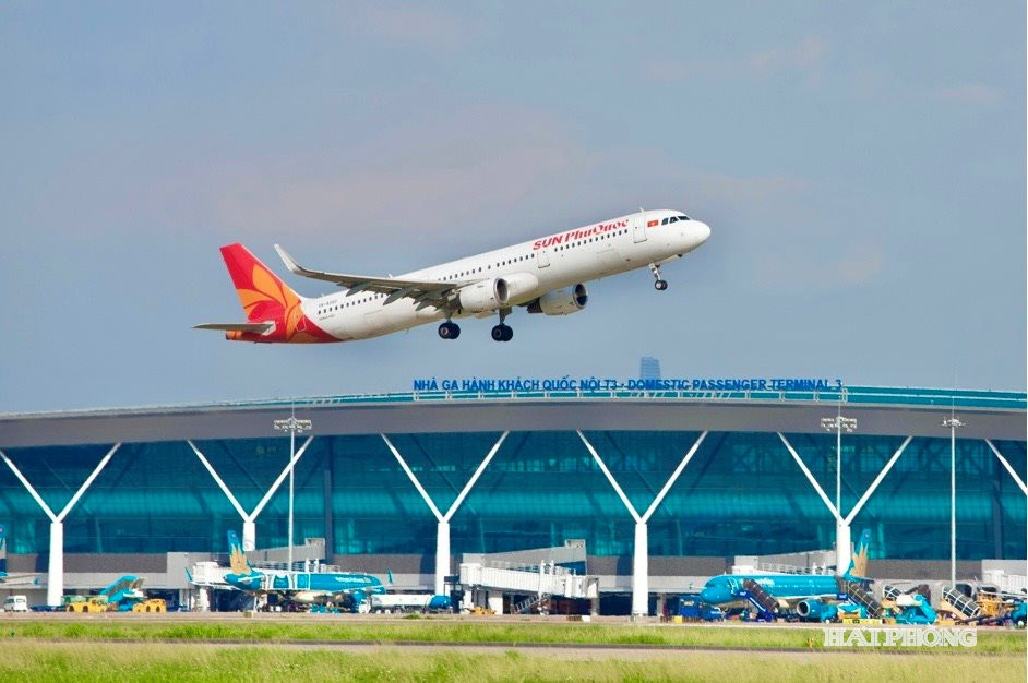 Sun PhuQuoc Airways (SPA) sẽ chính thức khai thác hai đường bay Hải Phòng - TP.HCM và Hải Phòng - Phú Quốc từ ngày 25/7/2026, với tần suất một chuyến khứ hồi mỗi ngày